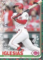 2019 Topps Holiday Base Set Jose Iglesias #HW195 card