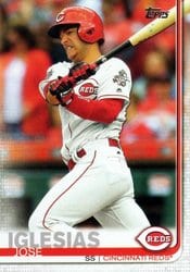 2019 Topps Update Base Set Jose Iglesias #US81 card