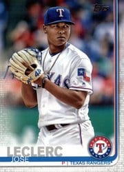 2019 Topps Base Set Jose Leclerc #174 card