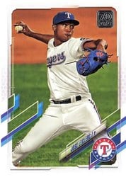 2021 Topps Base Set Jose Leclerc #396 card