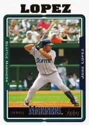 2005 Topps Base Set Jose Lopez #518 card