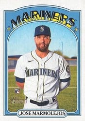 2021 Topps Heritage Base Set Jose Marmolejos #658 card