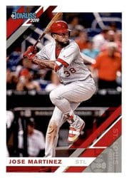 2019 Donruss Base Set Jose Martinez #144 card