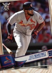 2019 Topps Big League Base Set Jose Martinez #196 card