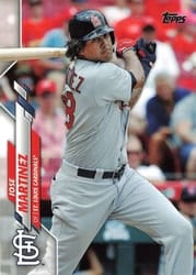 2020 Topps Base Set Jose Martinez #55 card