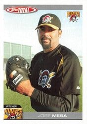 2004 Topps Total Base Set Jose Mesa #758 card
