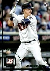 2022 Bowman Heritage Base Set Jose Miranda #41 card