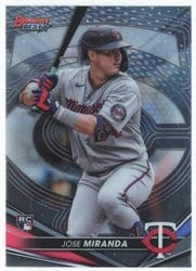 2022 Bowman's Best Base Set Jose Miranda #59 card