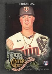 2022 Topps Allen & Ginter X Base Set Jose Miranda #214 card