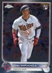 2022 Topps Chrome Update Base Set Jose Miranda #USC119 card