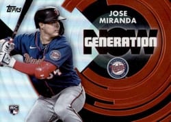 2022 Topps Update Generation Now Jose Miranda #GN-71 card