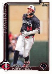 2025 Topps Base Set Jose Miranda #310 card