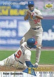 1993 Upper Deck Base Set Jose Offerman #464 card