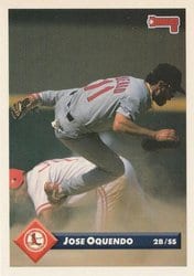 1993 Donruss Base Set Jose Oquendo #46 card