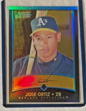 2001 Bowman Chrome Jose Ortiz #296 card