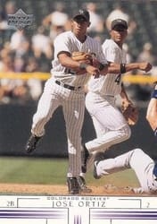 2002 Upper Deck Base Set Jose Ortiz #723 card