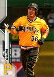 2020 Topps Base Set Jose Osuna #375 card