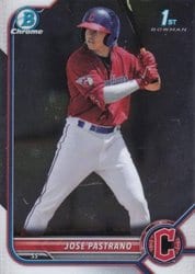 2022 Bowman Chrome Prospects Jose Pastrano #BCP-21 card