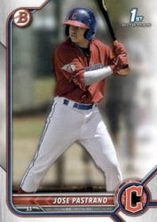2022 Bowman Prospects Jose Pastrano #BP-21 card
