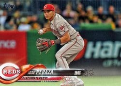 2018 Topps Base Set Jose Peraza #601 card