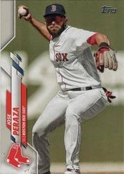 2020 Topps Update Base Set Jose Peraza #U-47 card