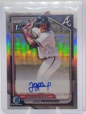 2024 Bowman Chrome Prospects Autographs Jose Perdomo #CPA-JP card