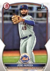 2023 Bowman Prospects Jose Peroza #BP-149 card