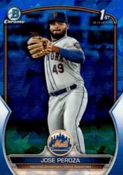 2023 Bowman Sapphire Edition Base Set Jose Peroza #BCP-149 card