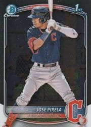 2025 Bowman Chrome Prospects Jose Pirela #BCP-111 card