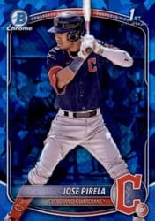 2025 Bowman Sapphire Edition Base Set Jose Pirela #BCP-111 card