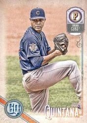 2018 Topps Gypsy Queen Base Set Jose Quintana #70 card