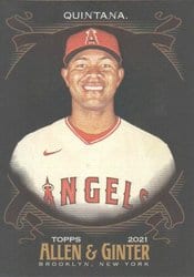 2021 Topps Allen & Ginter X Base Set Jose Quintana #241 card