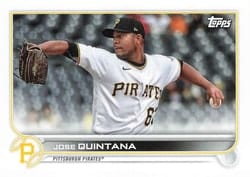 2022 Topps Mini Base Set Jose Quintana #US33 card