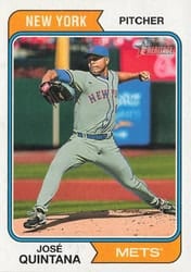 2023 Topps Heritage Base Set José Quintana #470 card