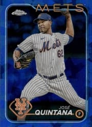 2024 Topps Chrome Sapphire Edition Base Set José Quintana #98 card