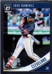 2018 Donruss Optic Base Set Jose Ramirez #139 card