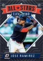 2018 Donruss Optic Base Set Jose Ramirez #169 card