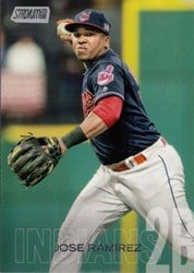 2018 Stadium Club Base Set Jose Ramirez #66 card