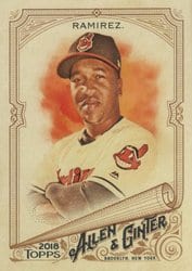 2018 Topps Allen & Ginter Base Set Jose Ramirez #263 card