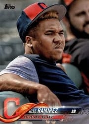 2018 Topps Base Set Jose Ramirez #418 card