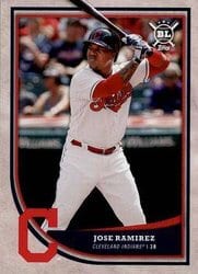 2018 Topps Big League Base Set Jose Ramirez #85 card