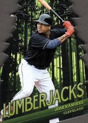 2019 Panini Leather & Lumber Lumberjacks Jose Ramirez #LJ-7 card