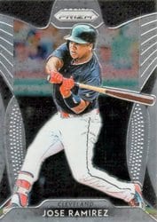 2019 Panini Prizm Base Set Jose Ramirez #21 card