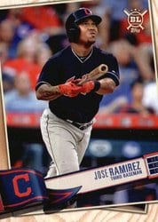 2019 Topps Big League Base Set Jose Ramirez #87 card