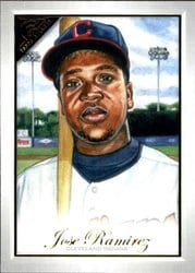 2019 Topps Gallery Base Set Jose Ramirez #137 card