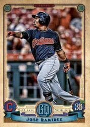 2019 Topps Gypsy Queen Base Set Jose Ramirez #227 card
