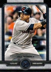 2019 Topps Museum Collection Base Set Jose Ramirez #32 card