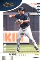 2020 Panini Absolute Base Set Jose Ramirez #26 card