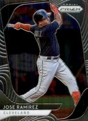 2020 Panini Prizm Base Set Jose Ramirez #218 card