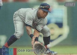 2020 Stadium Club Base Set Jose Ramirez #22 card